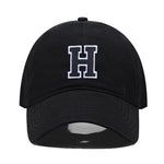Initial Letter Embroidered Baseball Cap