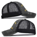 Distressed Western Ranch Ponytail Cap