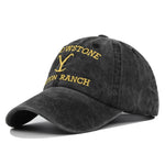 Distressed Western Ranch Ponytail Cap