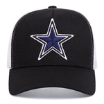 Star Embroidered Mesh Trucker Hat