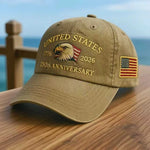 USA 250th Anniversary Eagle Sun Hat