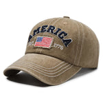 Vintage America 1776 Flag Embroidered Dad Hat
