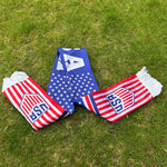 American Flag Satin Scarf