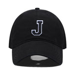 Initial Letter Embroidered Baseball Cap