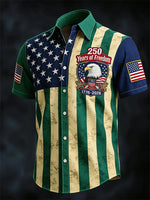 Men's America 250th Anniversary Flag Shirt