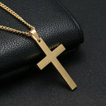 Metal Cross Pendant Necklace