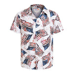 Men's American Flag Hawaiian Shirt