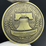 250th Anniversary Liberty Bell Eagle Challenge Coin - Copy