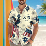 America 250th Anniversary Hawaiian Shirt 1776-2026