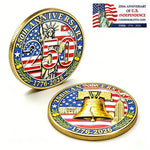 America Gold-Plated Commemorative Coin With Case