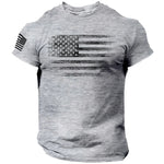 Men's USA Flag Gym T-Shirt