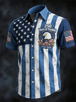 Men's America 250th Anniversary Flag Shirt