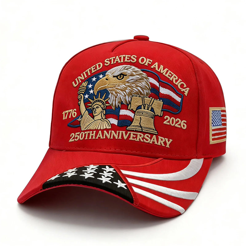 USA 250th Anniversary 1776-2026 Baseball Cap