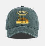 Vintage Camel Desert Scene Baseball Cap