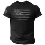Men's USA Flag Gym T-Shirt