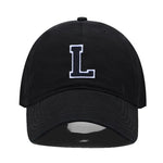 Initial Letter Embroidered Baseball Cap