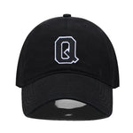 Initial Letter Embroidered Baseball Cap