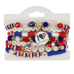 USA Flag Independence Day Bracelet
