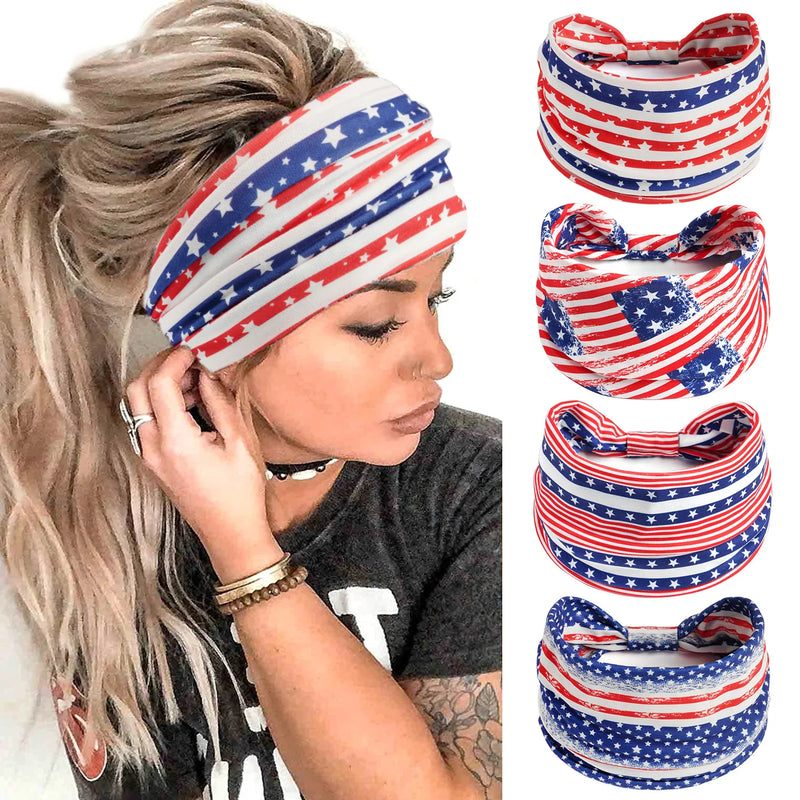 American Flag Headband