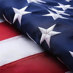 Heavy Duty Embroidered American Flag