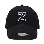 Initial Letter Embroidered Baseball Cap