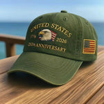 USA 250th Anniversary Eagle Sun Hat
