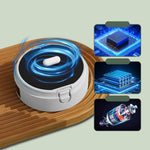 380ml Automatic Stirring Coffee Cup Electric Magnetic Rechargeable with Temp Display Stirrer for Travel Home Hotel Business Trip