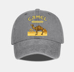 Vintage Camel Desert Scene Baseball Cap