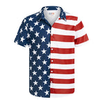 Men's American Flag Hawaiian Shirt