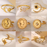 Vintage Gold & Silver Rings Variety