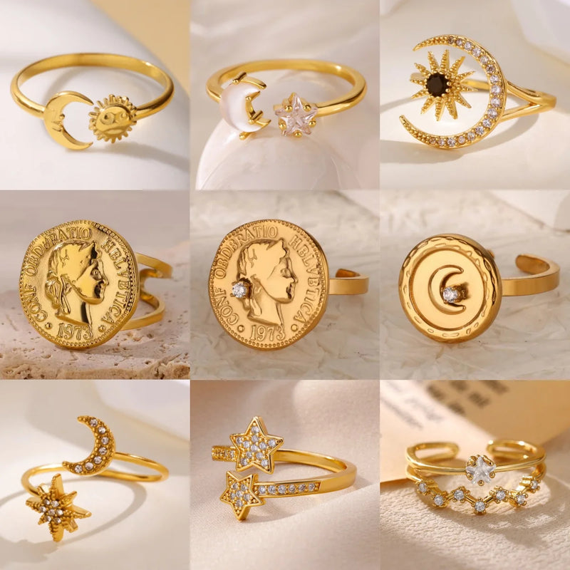 Vintage Gold & Silver Rings Variety