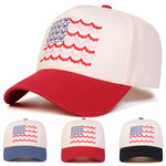Unisex American Flag Embroidered Baseball Cap