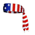 American Flag Star Stripe Tie Headband