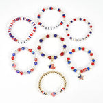 USA Flag Independence Day Bracelet