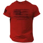 Men's USA Flag Gym T-Shirt