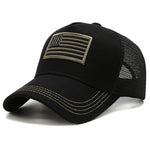 USA Flag Tactical Mesh Trucker Cap