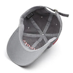 Vintage Letter Embroidered Snapback Cap