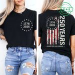 America 250th Anniversary 1776-2026 Graphic T-Shirt