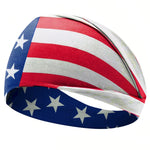American Flag Star Stripe Tie Headband