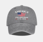 USA 250th Birthday Vintage Dad Hat
