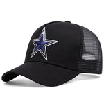 Star Embroidered Mesh Trucker Hat