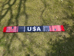 American Flag Satin Scarf