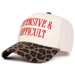 Unisex Letter Embroidery Baseball Cap