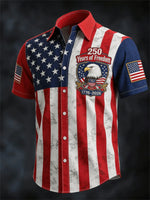 Men's America 250th Anniversary Flag Shirt